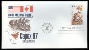 #2297 Eastern Chipmunk Artmaster FDC