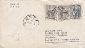 1946, Bata, Spanish Guinea to Boulder, CO, See Remark  (21274)