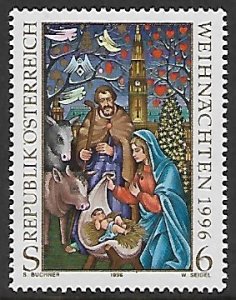 Austria - # 1713 - Christmas '96  - MNH