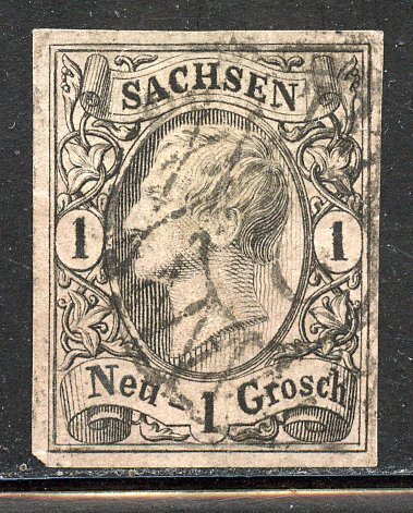 Saxony #10 Used. CV $ 8.00