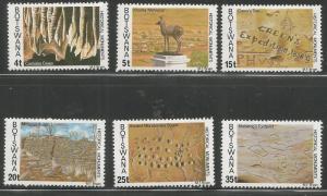 BOTSWANA  187-192  MINT HINGED, HISTORICAL MONUMENTS