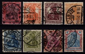 Germany 1916 Germania def., various [Used]