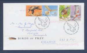 AUSTRALIA - Birds of Prey -  FDC - 2001