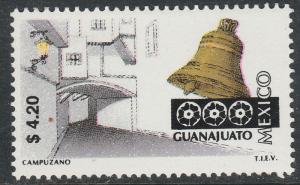 MEXICO 2127, $4.20 Tourism Guanajuato, street, bell. Mint, Never Hinged F-VF.