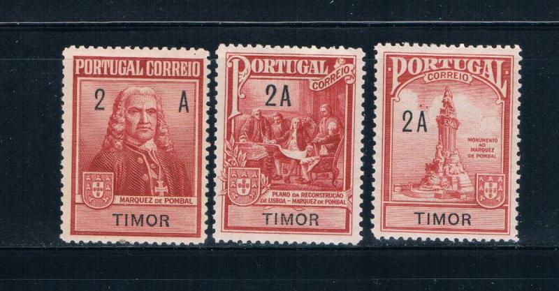 Timor RA1-3 MNH set Pombal Issue (T0050)+