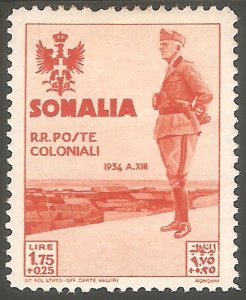 SOMALIA Sc# B47 MH F King Emmanuel III Visit