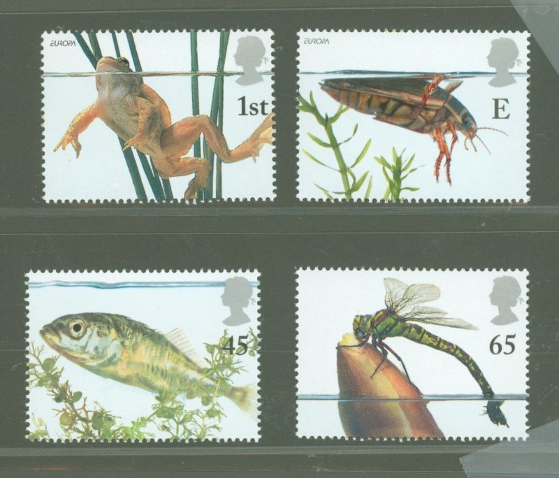 Great Britain #1981-1984  Single (Complete Set) (Europa) (Fauna)