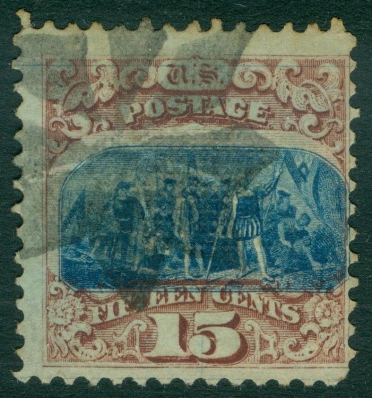 EDW1949SELL : USA 1869 Sc #118 Used. Fresh with neat cancel. PSAG Cert. Cat $800