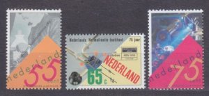 1991 Netherlands 1406-1408 Standards Institute and Phillips