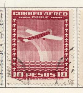 Chile 1931-42 Early AIR Issue Fine Used 10P. 221309