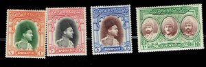 PAKISTAN-BAHAWALPUR SCOTT#18-21 1948 BAHADUR - MH LOT