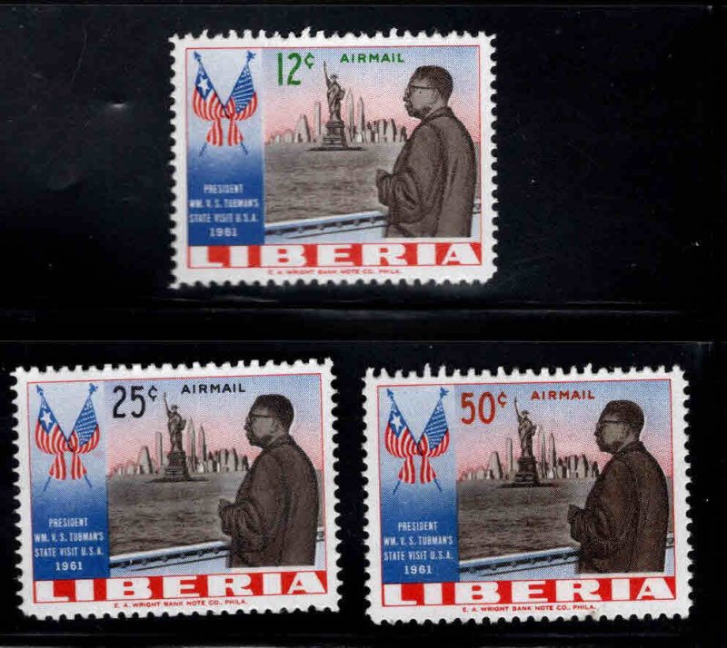 LIBERIA Scott C141-C143 MH* stamp set