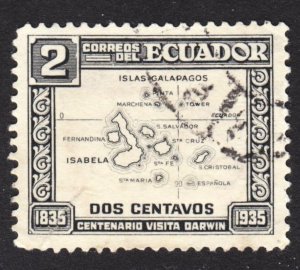 Ecuador Scott 340 VF used.  FREE...