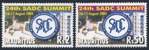 Mauritius 991-992,MNH. Southern Africa Development Community Summit, 2004.
