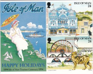 Isle of Man # 577-586, Postal Card Booklet of 3 Cards, Unused