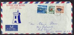 Tower Isle Hotel Jamaica 1965 Airmail  #10 Cover 