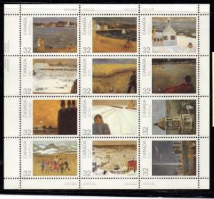 Canada Sc 1027a 1984 Canada Day Paintings stamp sheet mint NH