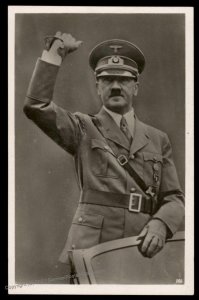 3rd Reich Germany Adolf Hitler Propaganda RPPC UNUSED 100988