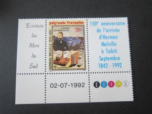 French Polynesia 1992 Sc 602 set MNH