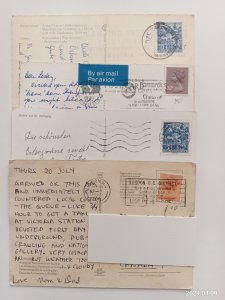 POSTAL HISTORY World Wide 4x POSTCARD (S108)