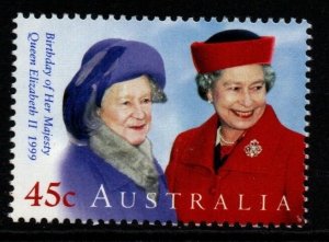 AUSTRALIA SG1870 1999 QUEEN ELIZABETH II BIRTHDAY MNH
