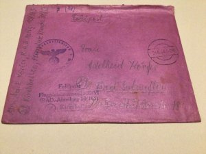 Germany Field post Wartime cover and letter   A9529