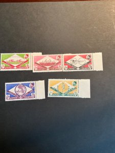 Stamps Ethiopia Scott# 378-82 never hinged