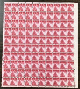 907    Allied Nations, Allegory WWll  2¢ MNH Sheet of 100 FV $2.00  in 1943 