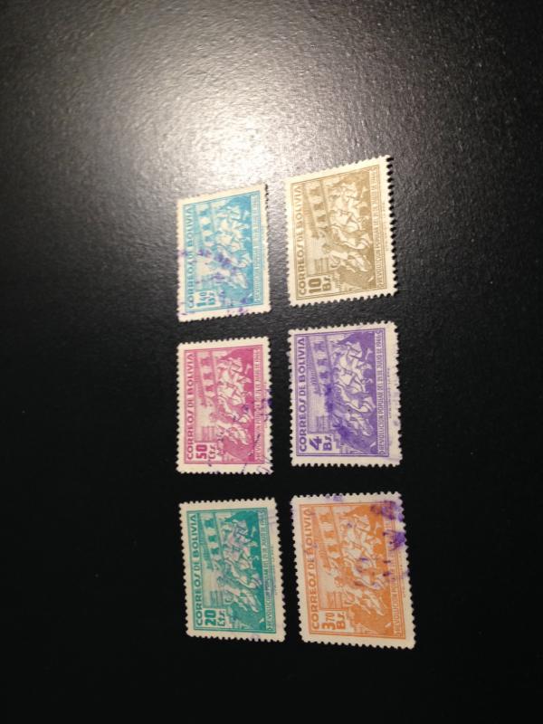 Bolivia sc 318-323 M+uh comp set