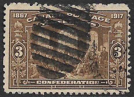CANADA 1917 Confederation Anniversary Issue Sc 135 VFU