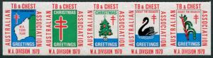 AUSTRALIAN TB & CHEST ASSOCIATION WA DIVISION - CHRISTMAS & GREETINGS SEALS