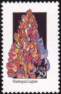 United States 2664 - Mint-NH - 29c Harlequin Lupine / Flower (1992) (cv $0.60)