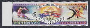 Cook Is. Winter Olympic Games Lillehammer 1994 MNH SC#1147 SG#1336
