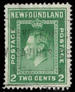 Newfoundland #254 King George VI; Used