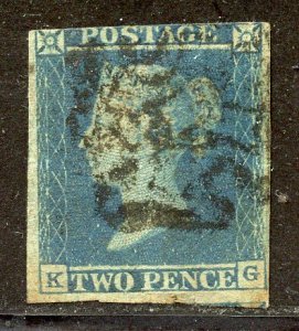 Great Britain # 4, Used.