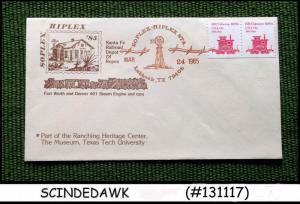 UNITED STATES USA 1985 SOPLEX HIPLEX '85 SPECIAL COVER WITH SPECIAL CANCL.