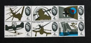 Great Britain #430-435 MNH Block of 6