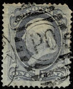 1870 United States Scott Catalog Number 145 Used