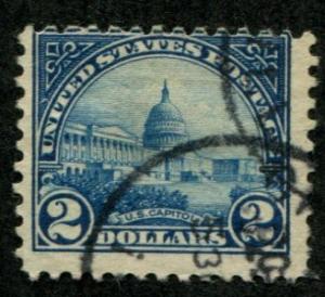 USA SC#572 US Capitol Building $2.00 used