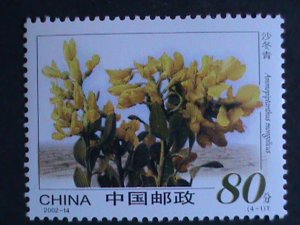 ​CHINA-2002 SC#3214  LOVELY DESERT FLOWERS - MNH COMPLETE SET VERY FINE