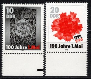 German Democratic Republic Scott # 2810 - 2811, mint nh