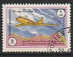 1984 Afghanistan - Sc 1092 - used VF - 1 single - Tupolev TU-104