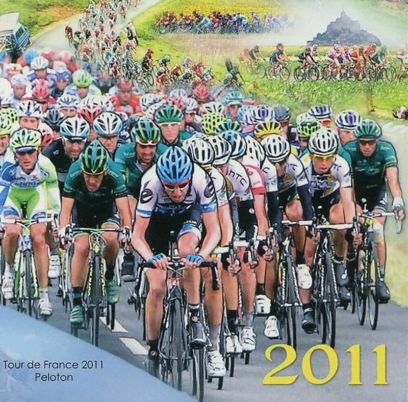 Tour de France Stamp Cadel Evans Peloton 2011 Sport Cycling S/S MNH #4308/Bl.673