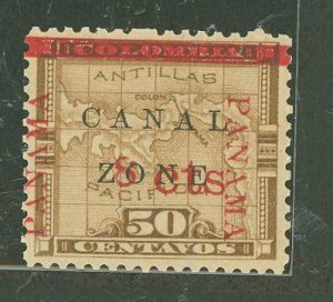 Canal Zone #14 Unused Single