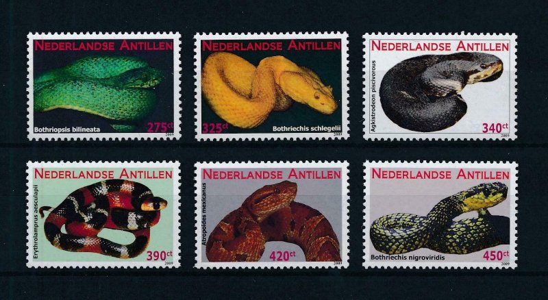 [102642] Netherlands Antilles 2009 Reptiles snakes  MNH