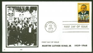 MARTIN LUTHER KING JR FDC SUN CACHET