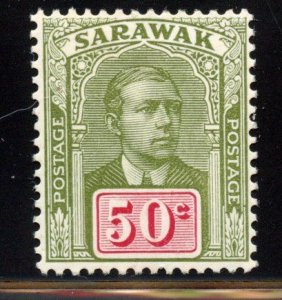 Sarawak # 92, Mint Hinge