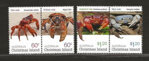 CHRISTMAS ISLAND SC# 495-96   VF/MNH