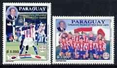 Paraguay 2002 Football World Cup (Japan/Korea) perf set o...