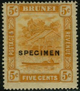 Brunei # 49  Mint VF VLH  SPECIMEN